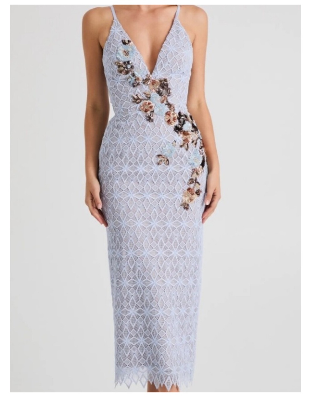 Helsi lace embellished dress